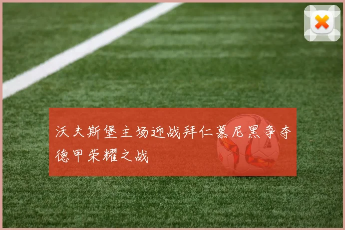 沃夫斯堡主场迎战拜仁慕尼黑争夺德甲荣耀之战
