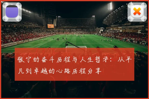 张宁的奋斗历程与人生哲学：从平凡到卓越的心路历程分享